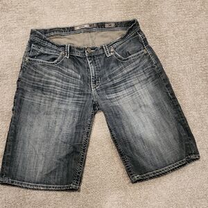 BKE Dark Blue Denim Shorts